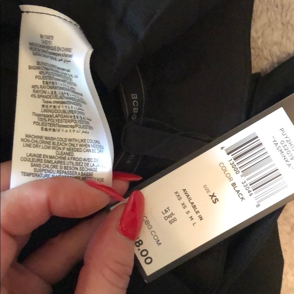 BCBG Yasminka Paperbag-Waist Dress Pant - Picture 3 of 8